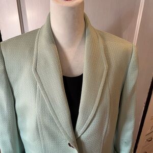 T Tahari Light Green Women's Blazer